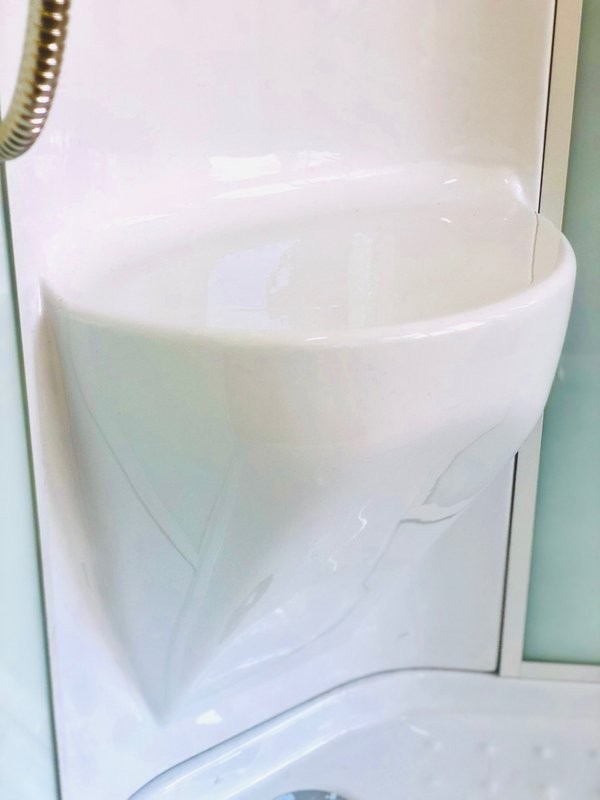 Душевая кабина Royal Bath HP RB90HP6-WT-CH с низким поддоном, с сиденьем