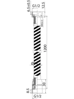 Душевой шланг IDDIS Optima Home A50611 1.2 120 см