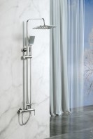 Душевая стойка BelBagno Acqua ACQUA-DOCM-CRM хром