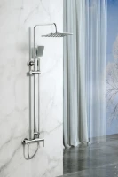 Душевая стойка BelBagno Acqua ACQUA-DOCM-CRM хром
