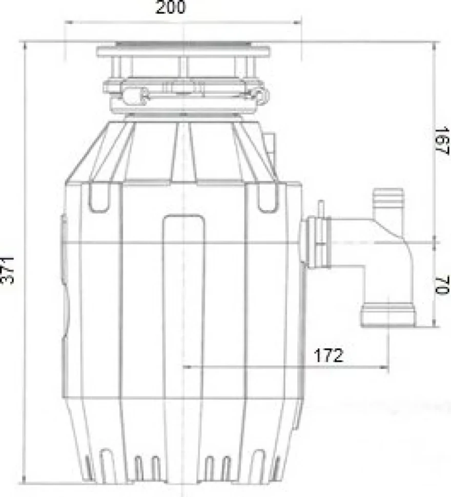 Комплект Мойка Florentina Липси 510 грей + Измельчитель Bone Crusher BC 910-AS