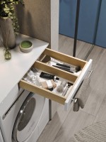 Тумба под раковину со столешницей Alavann Cosmetic 85 R/L глянцевая белая Тумба под раковину со столешницей Alavann Cosmetic 85 R/L глянцевая белая