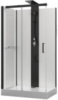 Душевая кабина Black&White Galaxy G8708 с низким поддоном, без крыши