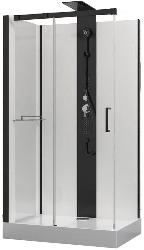 Душевая кабина Black&White Galaxy G8708 с низким поддоном, без крыши