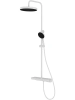 Душевая стойка Vincea Inspire VSFS-3I12TW с термостатом, белый