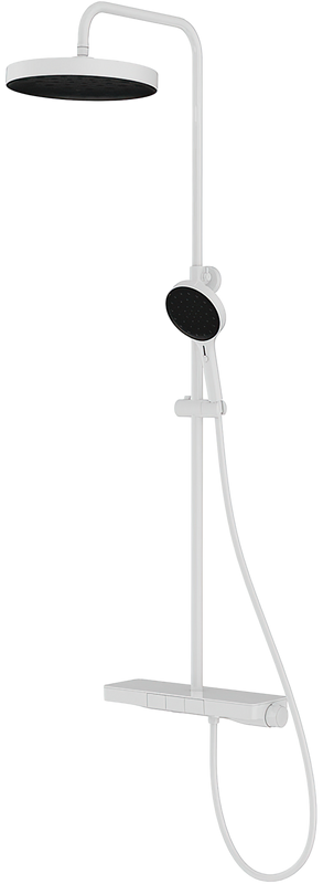 Душевая стойка Vincea Inspire VSFS-3I12TW с термостатом, белый