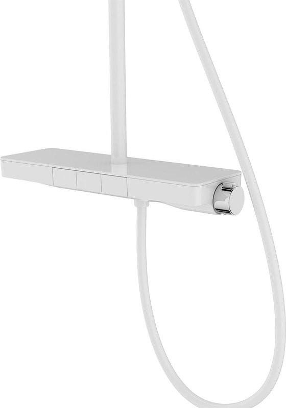 Душевая стойка Vincea Inspire VSFS-3I12TW с термостатом, белый
