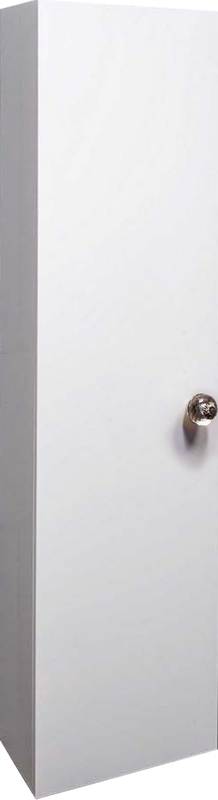 Шкаф-пенал для ванной Armadi Art NeoArt белый с ручкой Flora хром