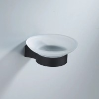 Мыльница Shevanik SG5703H стеклянная, черная