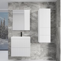 Мебель для ванной комнаты Style Line Стокгольм 60 подвесная, белый рифленый софт