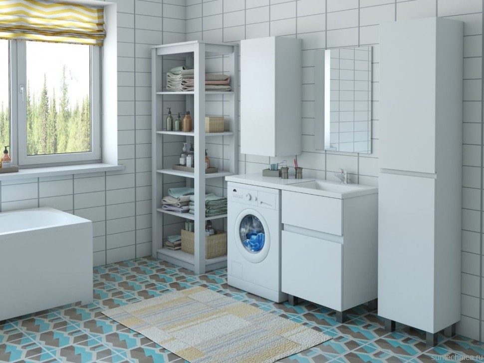 Мебель для ванной комнаты Эстет Dallas Luxe 130 напольная, 2 ящика R