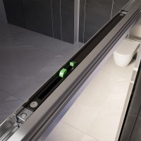 Душевой уголок Veconi Premium Trento PTC-SP-30CH 130x100, профиль хром, стекло прозрачное