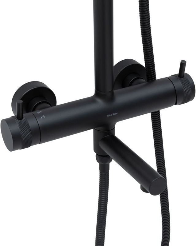 Душевая стойка Allen Brau Priority 5.31A10-31 с изливом черная