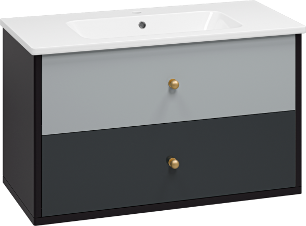 Тумба под раковину Brevita 50 оттенков серого Кристиан 100