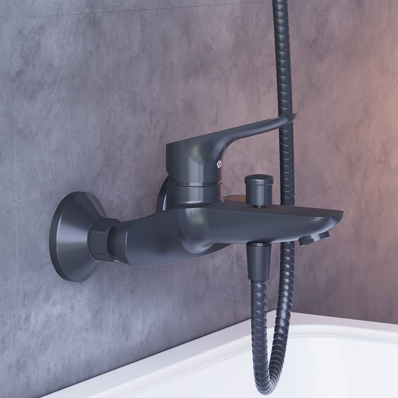 Душевой комплект Смеситель Damixa Jupiter 771000301 + Стойка Scandinavian Pure 936000300