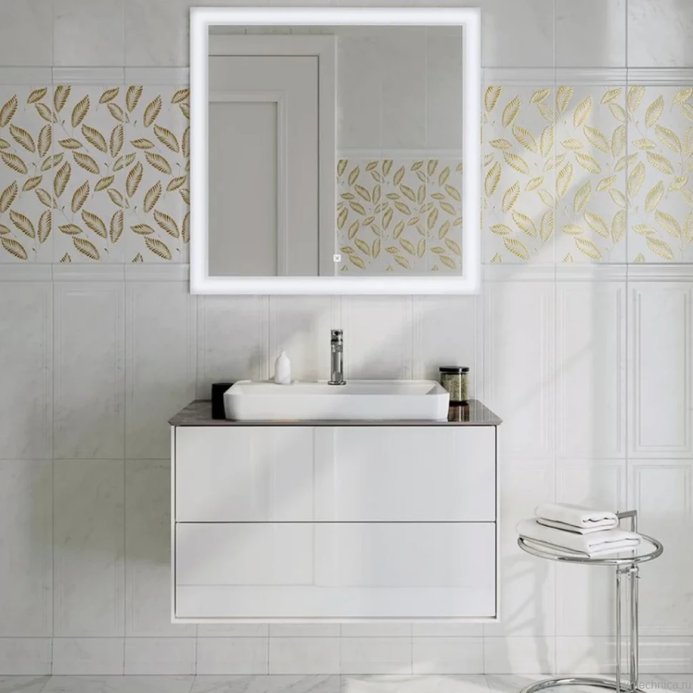 Раковина KERAMA MARAZZI Plaza 55 встраиваемая сверху
