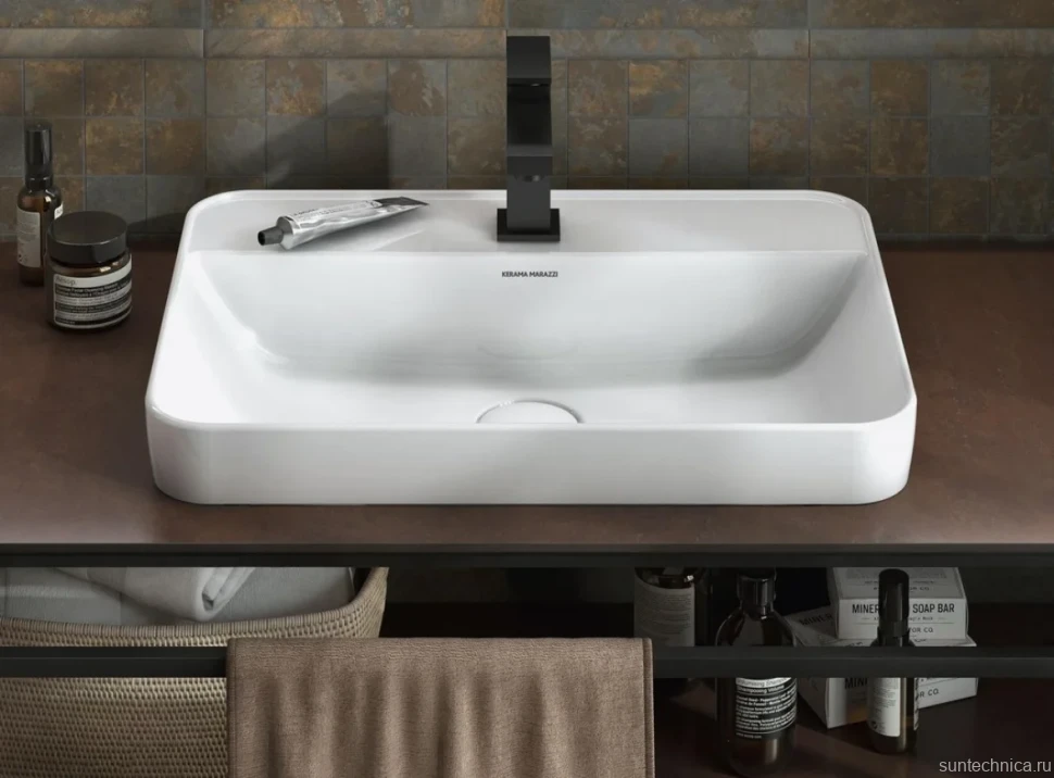 Раковина KERAMA MARAZZI Plaza 55 встраиваемая сверху