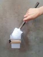 Ершик для унитаза AltroBagno Aperto 081204 Cr хром Ершик для унитаза AltroBagno Aperto 081204 Cr хром