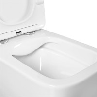 Комплект Унитаз подвесной AQUATEK Либра New AQ1148N-00 безободковый, с микролифтом + Инсталляция Standard INS-0000012