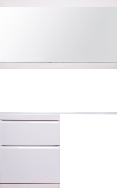 Мебель для ванной комнаты Style Line Даллас 130 Люкс Plus напольная, белая, эмаль L