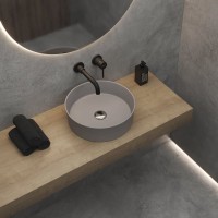 Накладная раковина Berges Ego SL 38 матовая серая