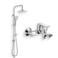 Душевой комплект Смеситель Agger Nice A2510000 + Стойка Marine A0595000