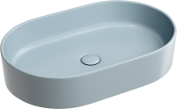 Накладная раковина Ceramicanova Element CN6048MHL серо-голубая матовая