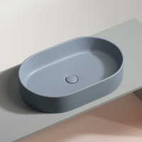 Накладная раковина Ceramicanova Element CN6048MHL серо-голубая матовая