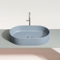 Накладная раковина Ceramicanova Element CN6048MHL серо-голубая матовая