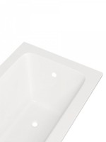 Акриловая ванна Teymi Helmi 150x70 см, пристенная, белая, с каркасом