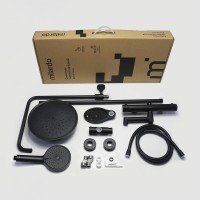 Душевая стойка Milardo Ideal Spa ILSBLTHM06 черный матовый
