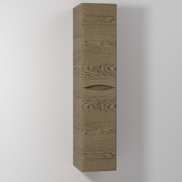 Шкаф пенал для ванной Vod-Ok Adel 35 R, подвесной, крымский дуб