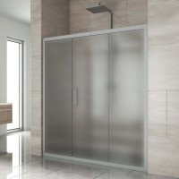 Душевая дверь в нишу Kubele DE019 D3-MAT-MT 160 см, профиль матовый хром