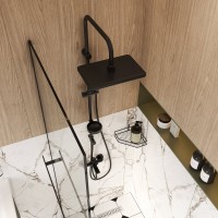 Душевая стойка STWORKI Вестерос S26180BK