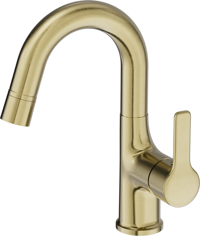 Смеситель для раковины Wonzon & Woghand WW-FE01L212-BG брашированное золото