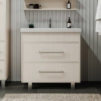 Тумба с раковиной Бриклаер Чили 80 светлая лиственница С