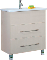 Тумба с раковиной Бриклаер Чили 80 светлая лиственница С