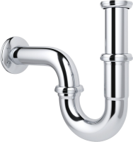Комплект Накладная раковина Lavinia Boho Bathroom Sink Slim 33311006 + Донный клапан Wellsee Drainage System 182134000 хром + Сифон 182102000 хром
