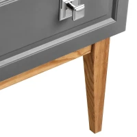 Мебель для ванной комнаты ASB-Woodline Каталина 100 grey