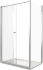 Душевой уголок Good Door Lira WTW+SP 110х80 см