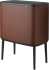 Мусорное ведро Brabantia Bo Touch Bin 208621 23+11 л, коричневое
