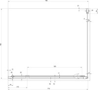 Душевой уголок Ravak Pivot PDOP1 80х80, Transparent, профиль хром
