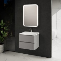 Тумба под раковину для ванной AQUAme S4 60 серая Тумба под раковину для ванной AQUAme S4 60 серая