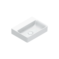 Накладная раковина Catalano Green 0420450001 глянцевая белая, прямоугольная