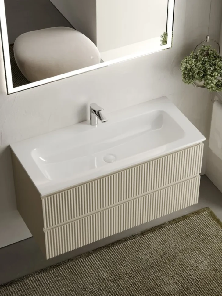 Тумба под раковину Sancos Snob R 100, beige soft