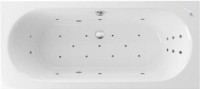 Акриловая ванна Excellent Oceana Slim WAEX.OCE16S.ULTRA 160x75 см, встраиваемая, с гидромассажем, белая, с каркасом, со сливом-переливом