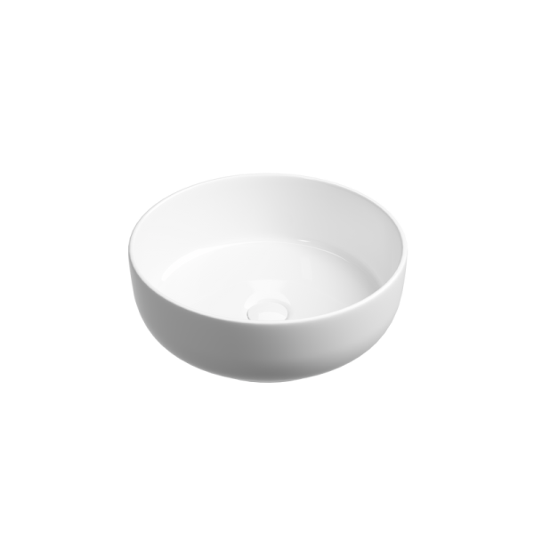 Накладная раковина Ceramicanova Taycan CN12003 37х37 глянцевая белая