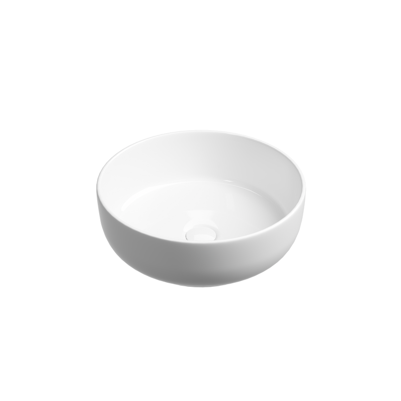 Накладная раковина Ceramicanova Taycan CN12003 37х37 глянцевая белая
