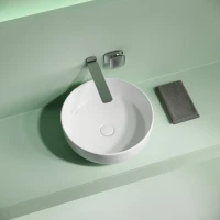 Накладная раковина Ceramicanova Taycan CN12003 37х37 глянцевая белая