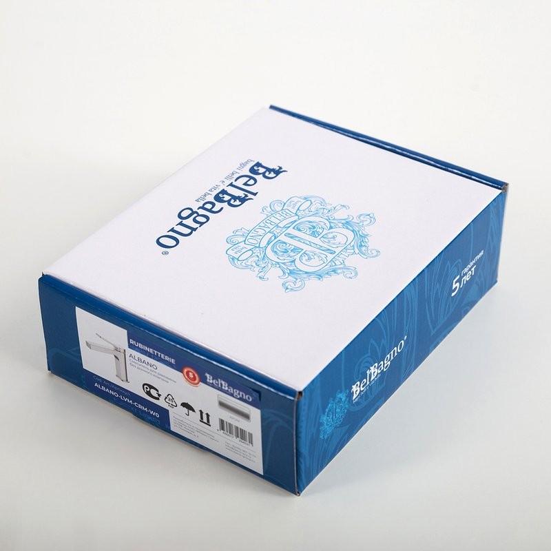 Смеситель для раковины BelBagno Albano ALBANO-LVM-CRM-W0 хром